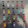 Hebilla de puerta giratoria colorida, accesorios para llaveros DIY, hebilla de gancho de aleación de zinc, colgante hecho a mano DIY, hebilla para colgar cuentas al por mayor
