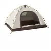 Barraca de Camping Automática Pop-Up, Dobrável Portátil Impermeável com Revestimento Preto para Piquenique ao Ar Livre, Parque, Natureza Selvagem