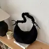 Bolso de Axila para Mujer 2026 Nuevo Verano Retro Gamuza para Viajes Diarios Bolso de Hombro Único Gran Capacidad Cruzado Bolso Dumpling