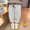 Pantalones de Forro Polar para Niñas Otoño e Invierno 2025 Nuevos Pantalones Gruesos de Algodón para Niños Leggings de Forro Polar de Una Pieza para Bebé Niña
