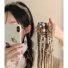 Cuerda de cintura trenzada con cuentas de estilo étnico bohemio para mujer, versátil, estilo Ins, accesorios de moda para el cabello con cinturón para vestido