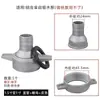 Accesorios para bomba de agua de motor de gasolina conector de tubería de aluminio de 2 pulgadas / 3 pulgadas 4 pulgadas para bomba autocebante reductor salida de tubería recta tuerca de tubería juego completo