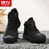 Zapatos de caña alta HuiLi Zapatos de senderismo para exteriores para hombre Ropa de trabajo Protección de seguridad Deportivos Casuales Zapatos de senderismo Antideslizantes Resistentes al desgaste Zapatos para hombre