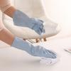 Luvas para Lavar Louça Impermeáveis Borracha Látex Finas Cozinha Duráveis Lavar Louça Lavanderia Roupas Borracha Plástico Limpeza Tarefas Domésticas