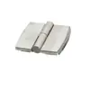 Accesorios para mamparas de acero inoxidable de baño público, bisagras de cierre automático para puertas de baños, juego de puertas plegables engrosadas para lavabos