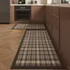 Tapetes de Cozinha Maillard Personalizáveis, Absorventes de Água, Absorventes de Óleo, Antiderrapantes, Fáceis de Limpar, Resistentes ao Desgaste, Tapetes de Piso de Terra Diatomácea