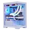 Gabinete para Computador Desktop Transfronteiriço Gabinete para Computador Host Gabinete Pequeno para Desktop USB3.0 Vidro Temperado Totalmente Transparente Gabinete Gamer