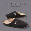 Pantuflas de Algodón Cixi para Hombre, Primavera, Otoño e Invierno, Uso Interior y en Casa, Antideslizantes, Cálidas, Pareja para el Hogar, Felpa de Invierno, Mujer