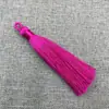 Yixiangfei 8cm Cuerda de Poliéster Anillo de Tracción Borla Pendientes de Poliéster Borla Nudo Chino Enderezado a Alta Temperatura Borla Colgante Venta al por Mayor