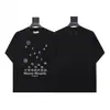 Três Etiquetas Completas, Exclusivamente para Vendas Transfronteiriças, Camiseta Masculina 100% Algodão Fio Duplo, Manga Curta, Alta Qualidade, Em Estoque