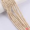 Material de accesorios DIY con cuentas sintéticas de color blanco azul turquesa con forma para pulsera, collar, colgante, accesorios de joyería