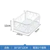 Alféizar Soporte para Flores Estante Barandilla de Balcón Barandilla Exterior de Ventana Soporte Colgante Montado en Pared Interior Soporte para Plantas de Hierro Forjado