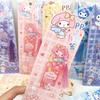 Nuevo marcador de borlas de Sanrio de alto valor para niñas, clip de clasificación de libros de texto con diseño de perro pudín kulomi de dibujos animados