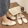 Zapatos Planos Versátiles Cómodos, Zapatos Mary Jane para Mujer de Moda Estilo Francés Inspirados en Chanel, Nuevo Modelo Otoño 2025, Estilo Suave y Elegante