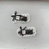 Novos Adesivos de Tecido com Botões de Letra em Renda, Etiquetas, Grampos de Cabelo, Capas de Celular, Bolsas, Sapatos e Meias, Acessórios de Roupa, Acessórios para Joias DIY