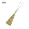 Venta al por mayor de fábrica pequeño pin colgante 70 seda borla vertical tocado marcapáginas accesorios sobre rojo caja de regalo pin de borla