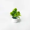 Nueva planta artificial de hierba de peonía de 5 piezas en maceta para decoración de mesa de hotel, maceta mini para fotografía y arreglo