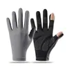 Guantes de Ciclismo Guantes para Deportes al Aire Libre Sensación de Hielo Transpirables Esenciales para Conducir Mujer Protección Solar Antideslizantes Pestaña Superior Guantes Delgados