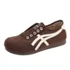 Zapatos de Entrenamiento Planos Alemanes Nuevos de Invierno para Mujer, Forrados de Algodón, Zapatos Deportivos Casuales, Zapatos de Algodón Cálidos sin Cordones