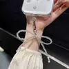 Funda para Teléfono Móvil Mariposa Grande con Pegamento Galvanizado Adecuada para Apple 16Promax Anticaída 15 Agujeros Grandes 14/13 Cadena 12/11