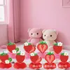 Suministros para Fiesta Navideña Transfronteriza Tema Hawaiano de Verano Decoraciones de Mesa de Panal de Fresas Decoraciones de Escritorio Arreglo