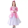 Día del Niño Cenicienta Cos Disfraz Cenicienta Disfraz de Escenario Disfraz de Actuación Vestido de Princesa Sirena