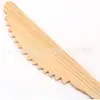 Tenedor de Bambú Grueso Desechable Cuchara para Fruta y Pastel Vajilla de Bambú Occidental Cuchillo de Mesa Cuchara China Tenedor Cuchara Biodegradable