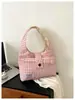2026 Bolso de Cuadros de Moda Nueva Bolso de Hombro Fresco para Mujer Estilo Casual Bolso de Mano Tote de Gran Capacidad