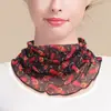 Procesamiento PersonalizadoHuaye Bufanda de Seda con Cuello Halter para Primavera y Verano Suéter de Malla de Seda de Morera Cubrecuellos Cálido Protección Solar