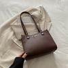 Bolsa tote de nicho da Coreia do Sul feminina 2024 nova moda estilo universitário bolsa de axila mochila de grande capacidade para deslocamento