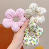 Pano de esponja infantil, flor, bola, anel de cabelo infantil, elástico de cabelo sem ferimentos, corda de cabelo, tira de borracha, chapéu para meninas