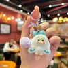 Llavero de Martwa Flocked de Tres Años Llavero de Dibujos Animados Lindo Colgante para Bolso Estudiante Colgante Pequeño de Moda