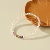 Pulseira de Pérolas Levemente Luxuosa para Mulheres, Pulseira Estilo Verão Ins, Pulseira de Pérolas de Concha DIY com Contas, Presente para Melhor Amiga, Atacado de Férias