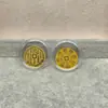 Concha de Agua Oro Puro 999 Tesoro de Riqueza Gato de la Fortuna Pegatina Dorada para Teléfono Móvil Tienda de Oro Promoción de Transmisión en Vivo Regalo para Atraer Clientes