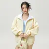 Chaqueta Jack & Yang Estilo Americano Cortavientos Bloques de Color Patchwork Holgada Cuello Alto Hombres Mujeres Primavera Otoño 2026 Nuevo