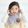 Processamento personalizado lenço do bebê de inverno de pelúcia quente lenço das crianças meninas quente coreano dos desenhos animados cachecol atacado