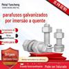 Parafusos Sextavados Externos Galvanizados a Quente, Parafusos Sextavados de Aço Carbono Grau 4.8, Suportes Especiais para Fundações de Grau Fotovoltaico Dacromet