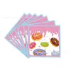 Amazon Nuevos Platos de Papel para Fiesta 7 pulgadas 9 pulgadas Donas Fiesta Feliz Platos de Papel Desechables para Familia Amigos