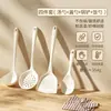 Espátula de silicona antiadherente para el hogar, cuchara de cocina resistente al calor, cucharón para sopa y juego de utensilios de cocina de grado alimenticio