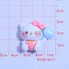 Dibujos animados lindo Meow Meow Diversión para niños Hecho a mano DIY Crema Pegamento Funda para teléfono Tocado Horquilla Joyería Accesorios de resina al por mayor