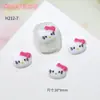 H212 Internet Rojo Explosivo Dibujos Animados Joyería para Uñas al por Mayor Gato Lindo de Hawái Uñas Postizas Decoración de Uñas de Resina