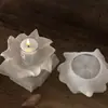 Hoja de Amapola Concha Pétalo Flor Bandeja de Almacenamiento Molde de Silicona DIY Plato de Aromaterapia Adorno Molde de Yeso