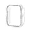 Capa protetora adequada para Apple Watch 6 iwatch geração 3456 SE universal Case para Apple Watch com incrustação de diamante PC galvanizado