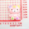 Urso de Morango Grande diy Acessórios de Desenho Animado de Resina Caixa de Armazenamento Copo de Água Sapato de Caverna Fivela diy Adesivo de Geladeira Patche do Superman