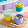 Lancheira Infantil, Lancheira Selada para Aluno do Ensino Fundamental, Conjunto de Lancheiras Cartoon para Micro-ondas, Copo para Café da Manhã, Caixa de Frutas