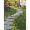 Pedras Azuis para Jardim Gramado Pedras de Passagem Pátio Pedras de Passagem Parque Externo Ladrilhos de Pavimentação Quintal Almofadas de Passagem Pedras de Passagem