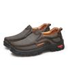 Promoção Quente da Amazon Novos Sapatos Masculinos Wish Transfronteiriços Couro Genuíno tamanho grande Feitos à Mão Casuais Sapatos Masculinos Pai para Uso Externo