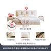 Cama colgante de tela estilo crema francesa y Ji, moderna, sencilla, ligera, de lujo, para dormitorio principal, con tecnología de franela y nube de hadas.