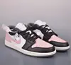 Zapatillas Unisex Auténticas Putian Shoes Aj1 de Caña Baja Cuero Genuino Moca Baloncesto Jordan Low Se Edición Limitada San Valentín Zapatos Casuales