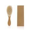 Cepillo de lana pura de haya cepillo para champú de bebé cepillo vintage para cabeza de aceite cepillo de tallado para cortar el pelo cepillo para el pelo limpieza de peluquería pelo roto